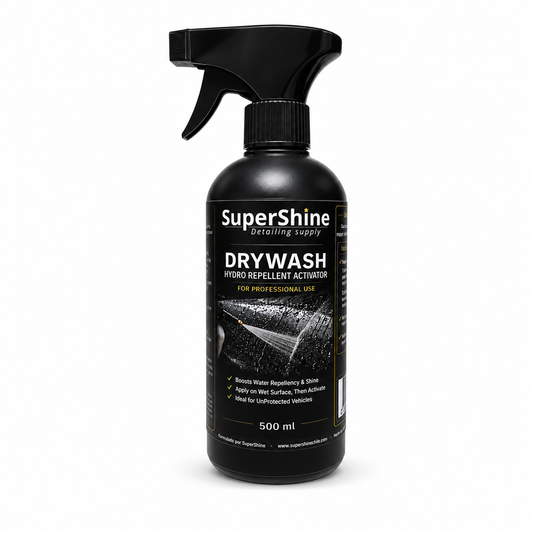 DryWash Supershine 500 ml | Quick Detailer, Lavado en Seco y Favorecedor de Secado para Autos