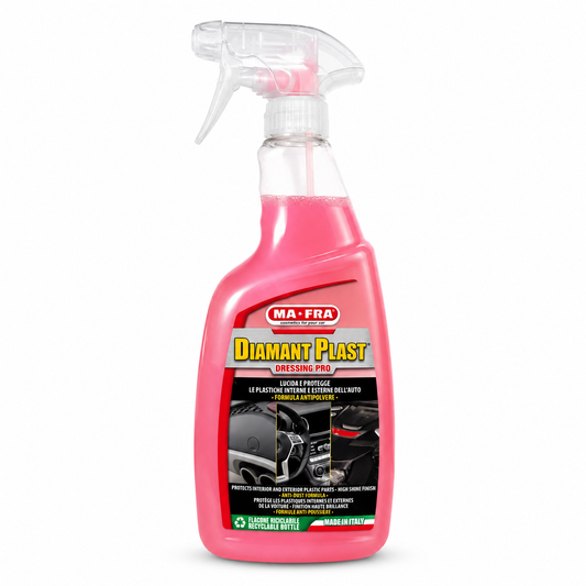 Renovador de Plásticos MA-FRA Diamant Plast Dressing Pro 750 ml | Protector y Restaurador de Plásticos Automotrices