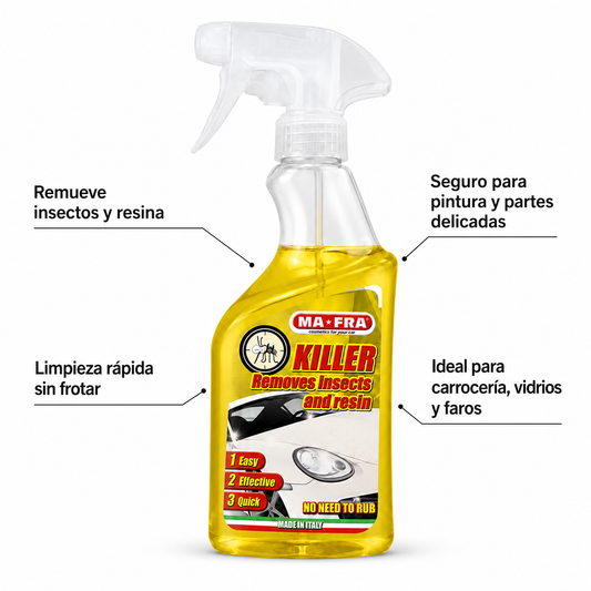 MA-FRA Killer 500 ml | Removedor de Insectos y Resina para Autos